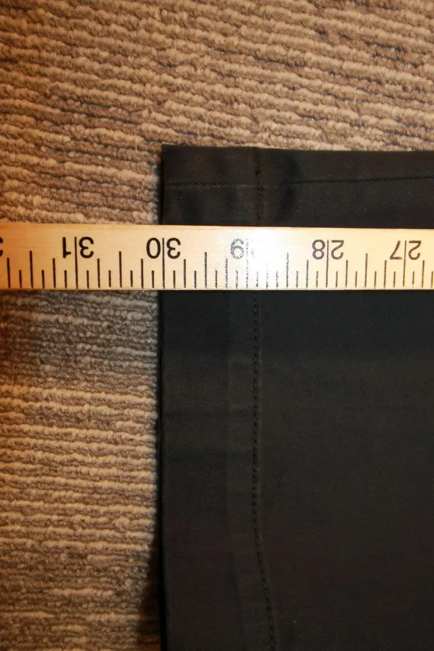 Banana Republic Mason Athletic Pants Mens 36x30 Black Chino Tapered Leg Casual
